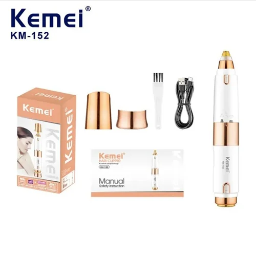 ماشین اصلاح اپلاتور و شیور صورت بانوان کیمی km-152 Kemei