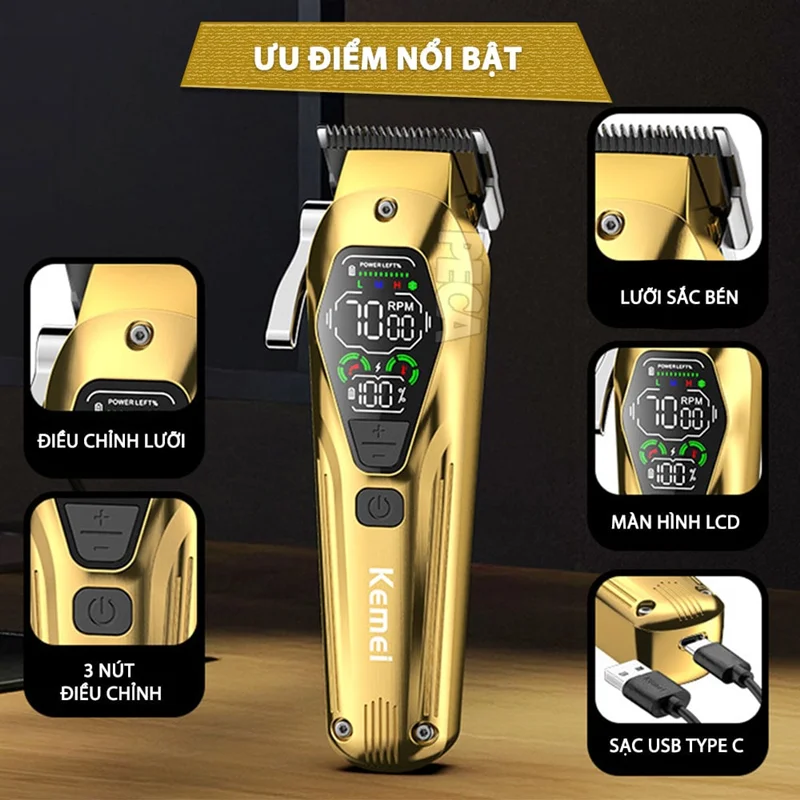 ماشین اصلاح حجم زن با کیفیت کیمی مدل km1698