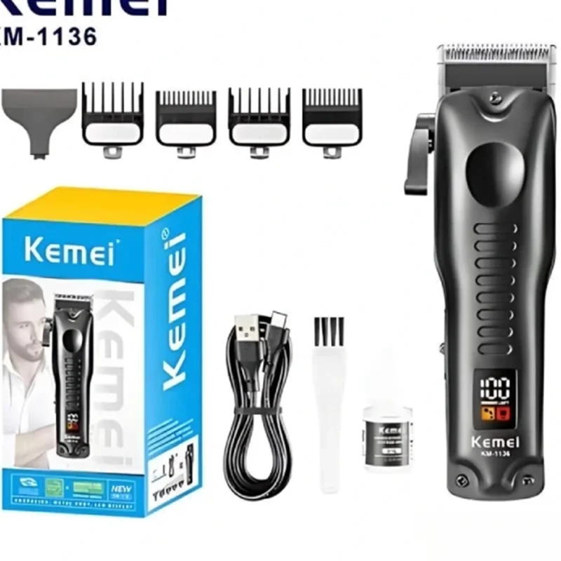 ماشین اصلاح مو وصورت کیمی km 1136 Kemei